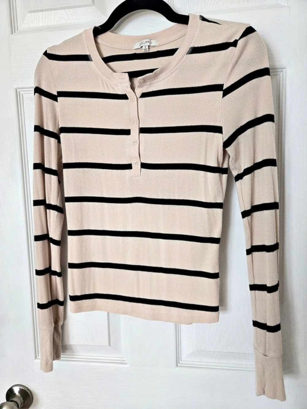 Z SUPPLY Striped Long Sleeve Top